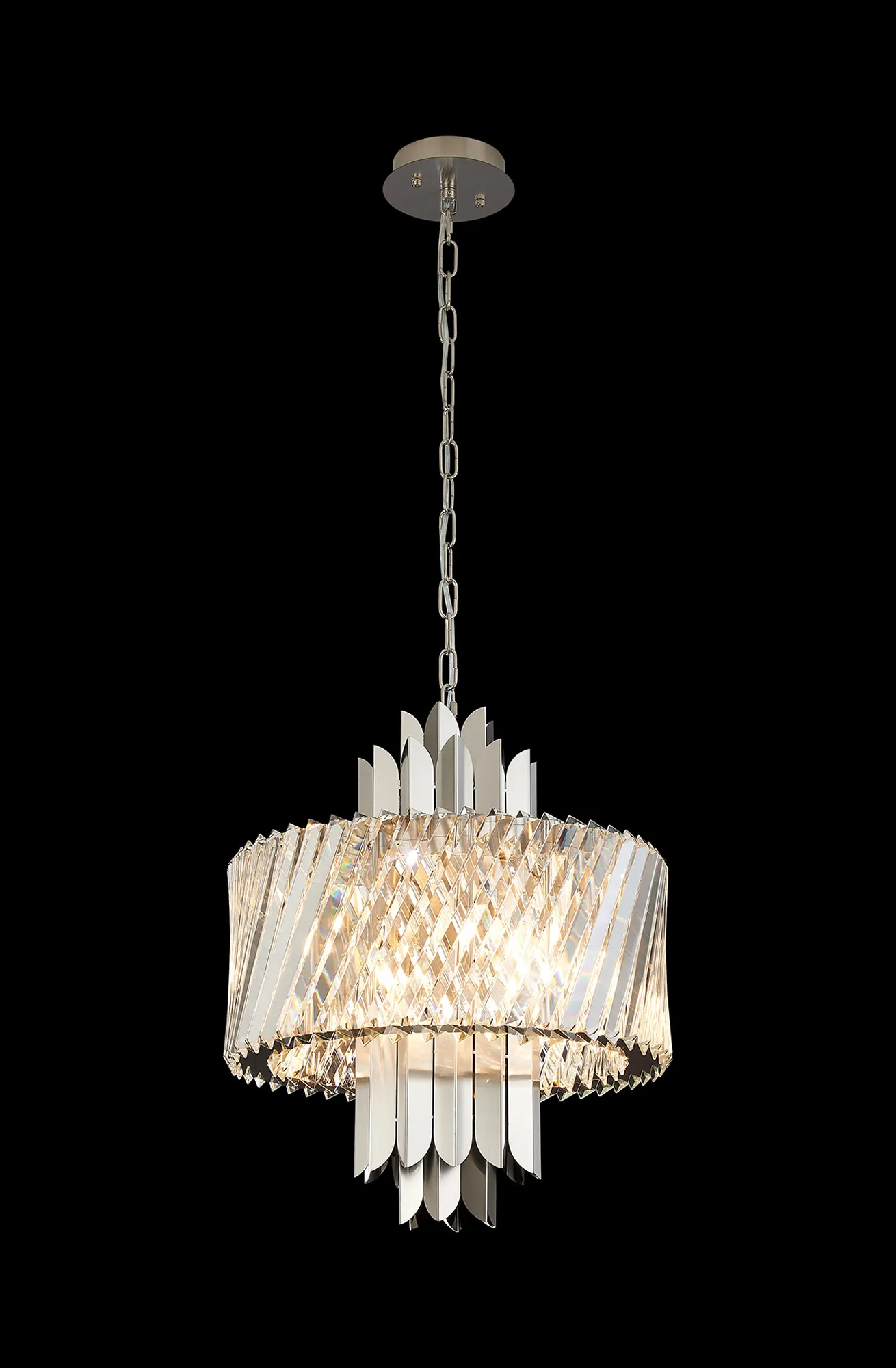 Lola Crystal Ceiling Lights Diyas Statement Crystal Fittings